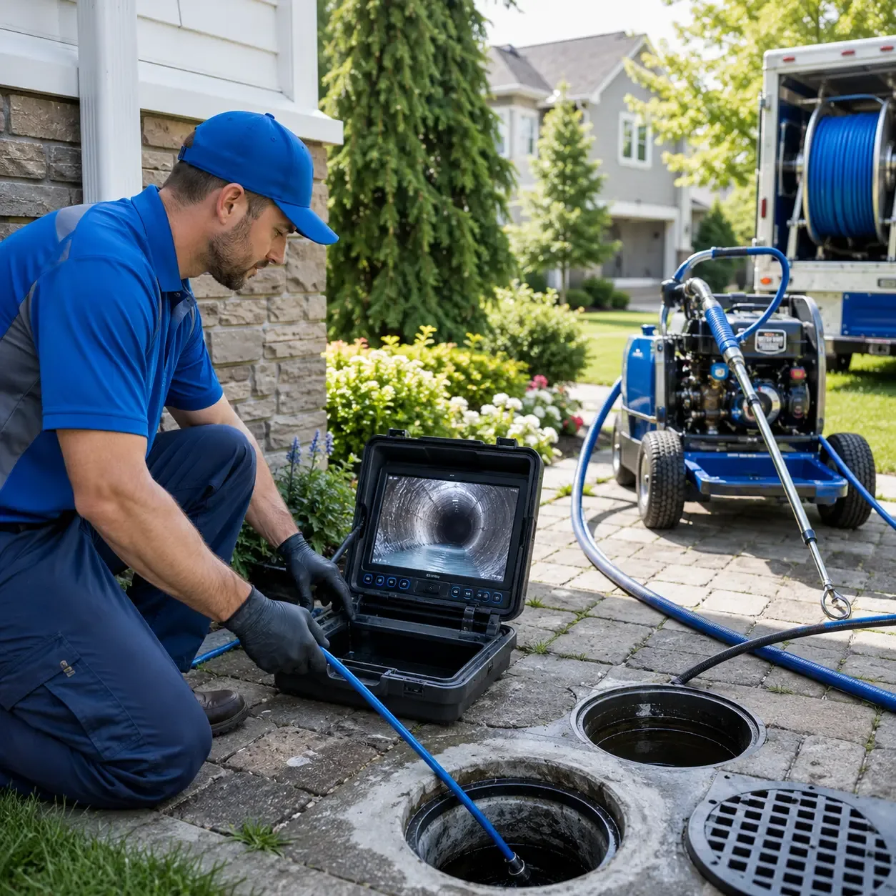 Outdoor drain cleaning professionals serving Anderson, TX